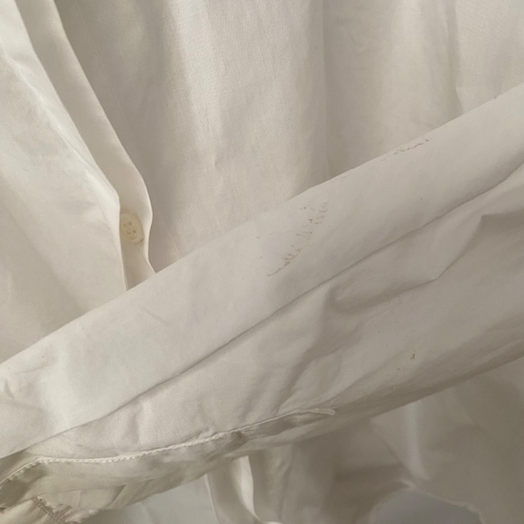 Women’s Vilagallo White Button Down 100% Cotton Embellished Shirt Size 38 - Picture 5 of 10